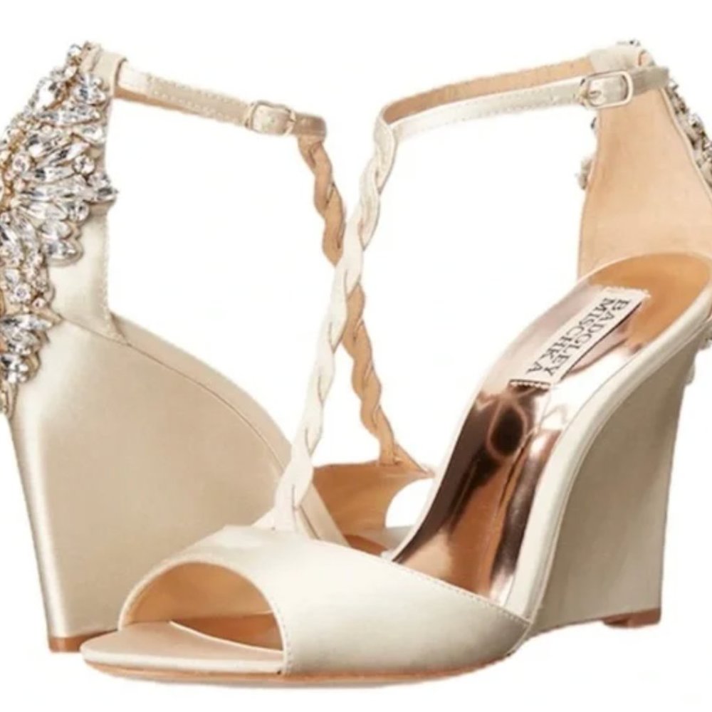 Badgley Mischka Bridal Wedding Wedges